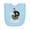 AE-Light Blue, variant on Inktastic Lil' Pirate Pirate Ship, Blue Bandana Newborn Bib