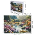 thumbnail image 2 of Spring Flower Art Puzzle, 1000 Pieces for Adults, Colorful Floral Jigsaw, Perfect as Elegant Home Decor, 2 of 8