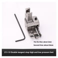 thumbnail image 2 of 6pcs All-steel 211-14/15 Dual Compensating Raising Presser Foot With Guide Feet For Industrial Sewing Machine Accessories Parts ,Ultimate Precision Stitching, 2 of 5
