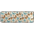 thumbnail image 5 of Dreamtimes Colorful Spring Butterfly Hallway Runner Rug 2'x6' Kitchen Rug with Rubber Backing Vintage Non Slip Entryway Rug Runner Washable Soft Area Rug for Hallway Bedroom Kitchen Decor, 5 of 6