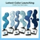thumbnail image 4 of Set de esmaltes de uñas en gel Modelones, 6 colores, purpurina azul, 4 of 8