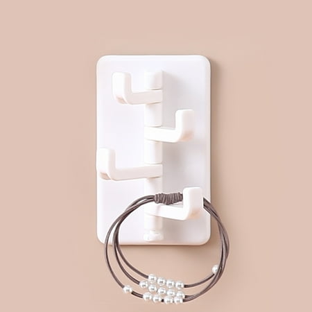 

GETHOME Home Supply Space Saving Kitchen Organizer Wall Hook Door Self Adhesive Keys