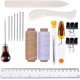 thumbnail image 1 of Set Of 16 Bookbinding Kit Tools Set Bone Folder Paper Creaser, Waxed Thread, Awl, Large-eye Needles For Diy Bookbinding Crafts And Sewing, 1 of 4
