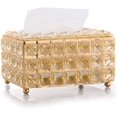 thumbnail image 1 of Caja de pañuelos faciales Caja de pañuelos húmedos Caja de pañuelos con diamantes de imitación para el hogar Hotel Coche, 1 of 3