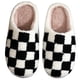 thumbnail image 1 of Zapatilla de invierno a cuadros para casa de invierno (36-37 (se adapta a tallas 35-36 pies) negro Ndcxsfigh  Tenis De Mujer Tenis De Hombre, 1 of 7