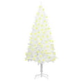 thumbnail image 1 of vidaXL Artificial Pre-lit Christmas Tree White 180 cm, 1 of 5