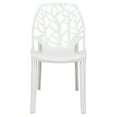 thumbnail image 2 of LeisureMod Modern Cornelia White Dining Chair, Set of 4, 2 of 8