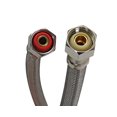 thumbnail image 1 of Fluidmaster B3F30 Faucet Connector, Braided Stainless Steel - 1/2 Female Compression Thread x 1/2 F.I.P.Thread, 30-Inch Length, 1 of 3