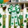 thumbnail image 5 of 2pcs St Patricks Day Party Decoration Garland Ornaments Props for Irish Festival Celebration Home Table Wall Hanging Shamrock Themed Decor, 5 of 6