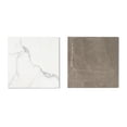 thumbnail image 6 of The Tile Life Windsor Checkerboard 12" x 12" Bronze & Calacatta Matte Porcelain Tile Case of 32, 6 of 8