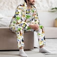 thumbnail image 7 of Sikiie Penguins On The Beach Mens Pajama Set, Soft Warm Long Sleeve Sleepwear, Cozy Button-Down Pjs for Men-Medium, 7 of 7