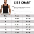 thumbnail image 2 of ANYFIT WEAR Mens Slimming Shirt Body Shaper Vest Workout Tummy Control Tank Tops Abs Abdomen Undershirts, 2 of 7