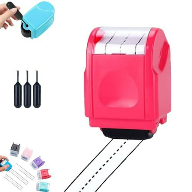 Tampon de Piste de Course Ligne d'Encre Auto Tampon de Route Rouleau Lignes d'Écriture Pratique Tampon de Piste de Course Rouleau Tampon de Piste de Voiture Rouleau Enseignant pour Enfants Table d'Artisanat Pliante avec Rangement