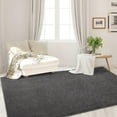 thumbnail image 6 of Noahas Soft Low Pile Rug Modern Area Rugs for Bedroom Living Room,Suitable for Boys Girls Teenagers and Adults with Super Soft Touch , Dark Grey , 7' x 10', 6 of 7