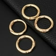 thumbnail image 2 of 20Pcs Trigger Spring O Rings Round,Metal Keychain Ring Round Carabiner Clips for Keyrings Buckle, Bags, Purses, 2 of 5