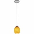 thumbnail image 3 of Access 6" Pendant Lighting 28023-1C-BS/AMBFB Modern Ceiling Light, 3 of 3