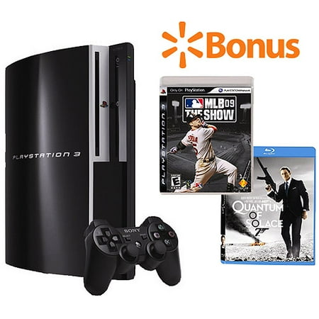PlayStation 3 80GB Console w/ Bonus* Game & Blu-ray Movie
