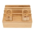 thumbnail image 2 of Charging Station Organizer, Multifunction 5 Ports Charging Station for Multiple Devices, Wood Desktop Docking Charging Stand Station Rack for Phones Tablets Watches Electronics, 2 of 7