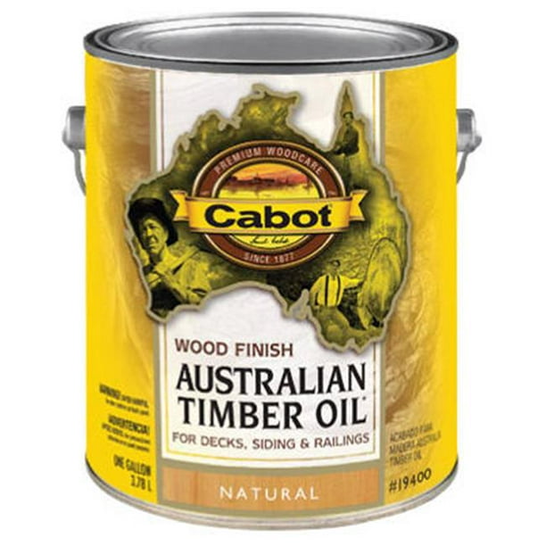 Cabot Samuel 19400-07 Finition Bois d'Australie Huile Gallon - Pack de 4