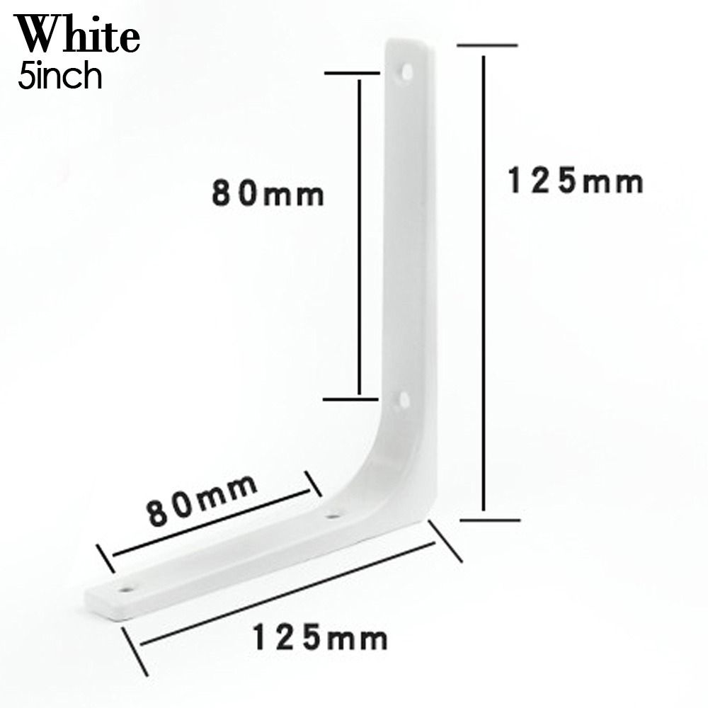 5 Sizes Steel Shelf Support Bracket Furniture Hardware Adjustable Wall