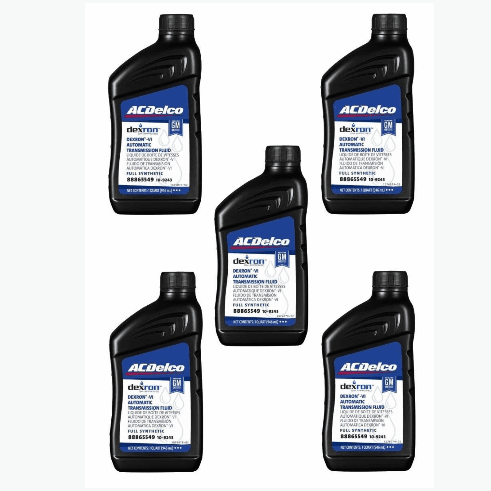 5 Quarts Auto. Transmission Fluid ATF AcDelco GMC OEM Full Synthetic