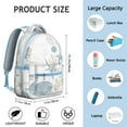 thumbnail image 6 of Lightweight Travel Backpack Featuring Vintage Seashell and Ocean Themes, 6 of 6