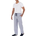 thumbnail image 4 of Hanes Men's Sleep Stretch Woven Pajama Pant, Denim, XX-Large, 4 of 7