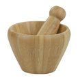 thumbnail image 1 of Home Basics Bamboo Mortar And Pestle Set, Small, 4.5x3.25 Inches, 1 of 1