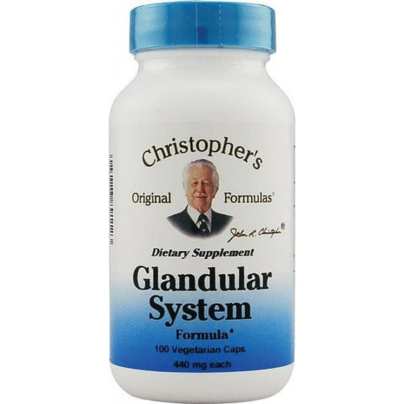 Dr. Christopher's Original Formulas Glandular System Formula Capsules, 100 Ct
