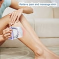 thumbnail image 4 of Skin Massage Ice Roller, Silicone with Ergonomic Handle, Bright Color Body Roller Accessory, 4 of 6