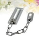 thumbnail image 3 of 1 cerradura de seguridad con cadena para puerta, vitrina o armario, color plata., 3 of 7
