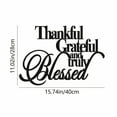 thumbnail image 3 of Uanit Personalized Wall Decoration Grateful Truly Metal Decor Black Word Sign Art Rustic for Home Kitchen Bedroom Farmhouse Wall Decals Peel and Stick Wall Stickers Decor, 3 of 9