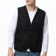 thumbnail image 1 of pstuiky Camiseta sin mangas para hombre, Camiseta de tirantes con cuello en V, multibolsillos y cremallera para exteriores, de color liso y práctica para hombre Camisas para hombres xxxxl, 1 of 7