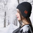 thumbnail image 3 of Gorro Con Bluetooth Para Invierno, Gorro Con Orejeras Cálido Unisex, Auriculares Inalámbricos, Altavoz Estéreo, Micrófono, Gorro De Otoño Para Esquí Al Aire Libre, Senderismo Sweethay AP007930-02, 3 of 6