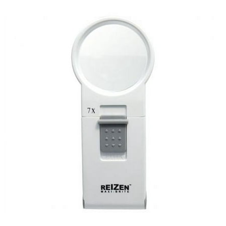Reizen Maxi-Brite LED Handheld Magnifier - 7X