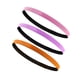 thumbnail image 2 of 3 diademas deportivas multiusos, portátiles y transpirables. rosa morado naranja, 2 of 9