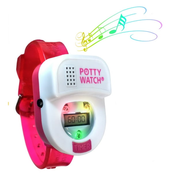 Potty Time Watch Toddler Toilet Training Aid Reminder Timer Pink