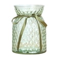 thumbnail image 2 of AuroraX Clear Glass Vase for Flowers Elegant Glass Vase Centerpiece Modern Cylinder Tall Minimalist Clear Vase for Home Decor Green, 2 of 6