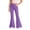 #01 Purple, variant on Girls High Waist Bell Bottom Pants Soft Stretch Durable Baggy Flare Uniform Pants Trendy Casual Trousers Back To School Daily Outfits,12-13Y,Light Green