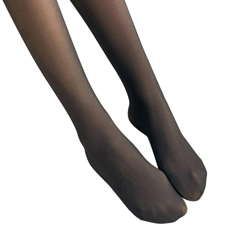 High Waist Leggings Women Pantyhose Fake Translucent Warm