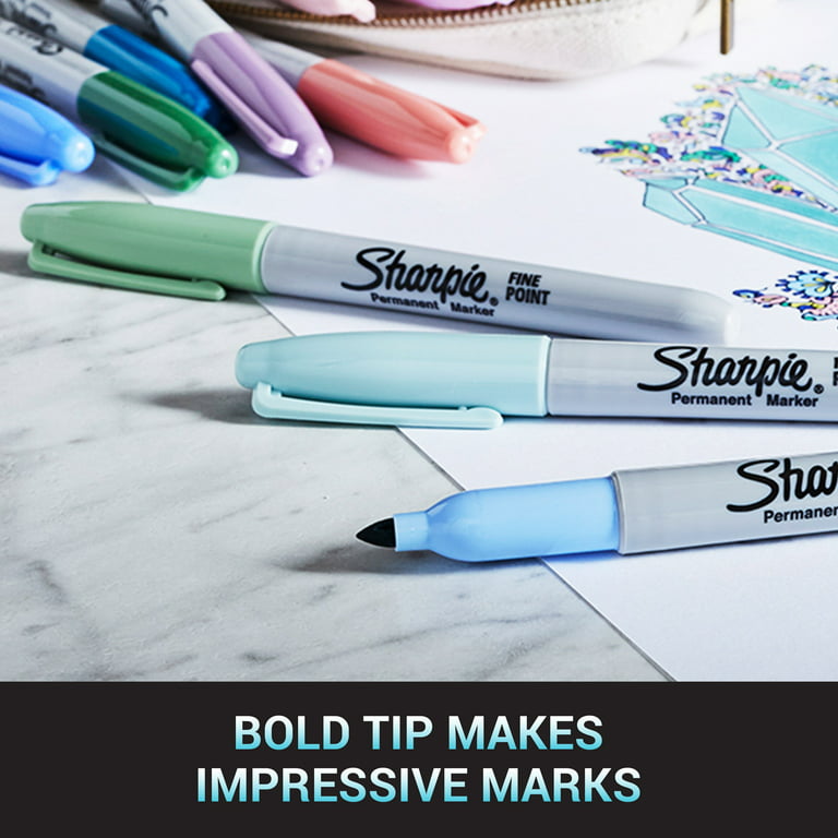 Sharpie® Fine Tip Permanent Marker, Fine Bullet Tip, Assorted Colors,  65/Pack