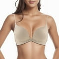 thumbnail image 3 of Gibobby Brasier con Cierre Frontal para Mujer Sujetador inalámbrico sin para mujer, reducción de pecho lateral, perfecto para pecho pequeño(Beige,A), 3 of 4