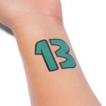 thumbnail image 3 of Paquete de 6 – Concierto de la gira de tatuajes temporales “13” - Tatuaje removible, traje de concierto, 3 of 4