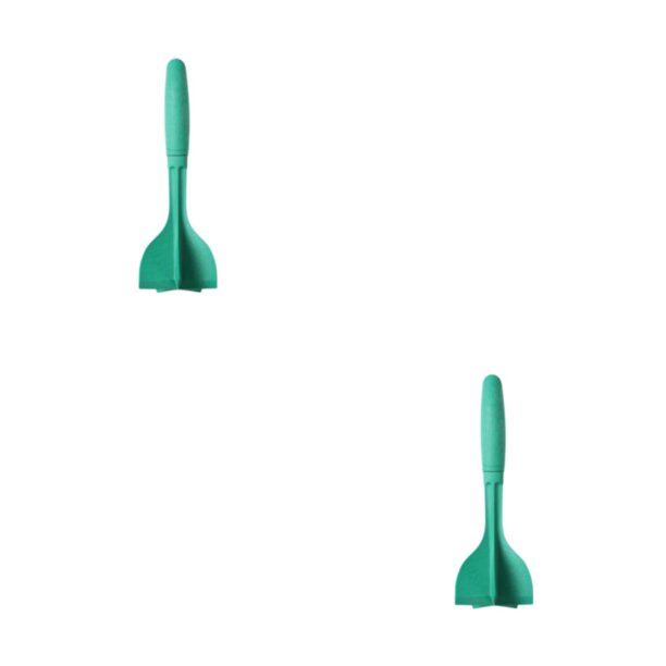 Inteprter Food Chopper Kitchen Gadget Beef Masher Mango largo ABS Accesorios para el hogar Utensilios para picar multipropósito Verde Verde 2Conjunto