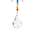 thumbnail image 3 of Colgante Mariposa Colgante Mariposa Decoración Colgante de cristal de hoja de arce con cuentas de colores para colgar en forma de araña (C), 3 of 5