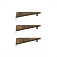 thumbnail image 3 of Furinno Rossi Triangle Corner Floating Shelves in Wall Mount Display Set of 3, 3 of 7