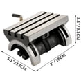 thumbnail image 2 of Tilting Milling Table Adjustable Rotary Worktable Machine With 3 T-Slots & Crank Handle Heavy Duty For Grinding Milling , High Precision, 2 of 6