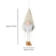 thumbnail image 5 of Floleo Christmas Tree Decorations Ornaments Old Doll Doll Knitted Man Faceless Xmas Hanging Decoration Ornament Unique Gifts Indoor Outdoor For Christmas Tree Farmhouse Home Decor, 5 of 5