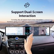ZWNAV Dual 12.3 inch Touch Screen Android 13 Qualcomm 8 CORE Carplay Car Radio For Mitsubishi ASX 2013-2020 Car GPS Navigation Multimedia