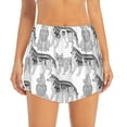 thumbnail image 2 of Goofa German Shepherd Dog Printed Women 2 in 1 Running Shorts,Quick Dry Athletic Workout Shorts,High Waisted Athletic Shorts with Liner Pockets-Large, 2 of 9
